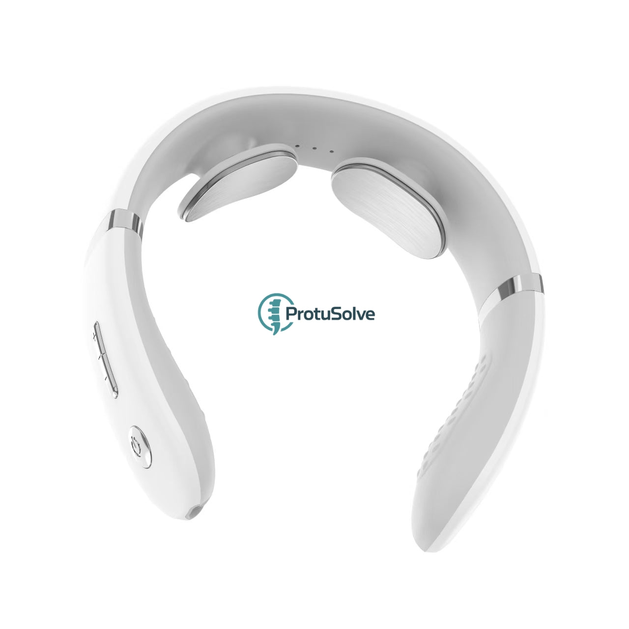 Massaggiatore Cervicale TENS con Calore – ProtuSolve, 10 Modalità, Ricaricabile USB